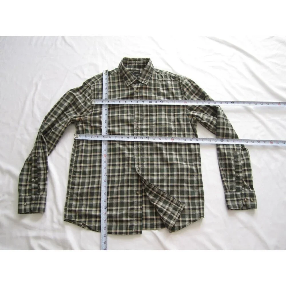 Men's Banana Republic Plaid Button Cotton Long Sleeve Shirt Sz M (MT643)